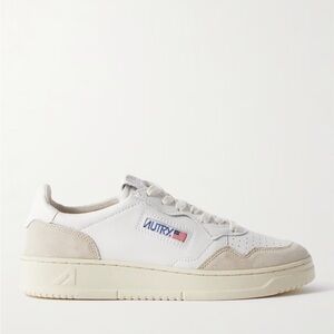 Autry White and Cream Sneakers
